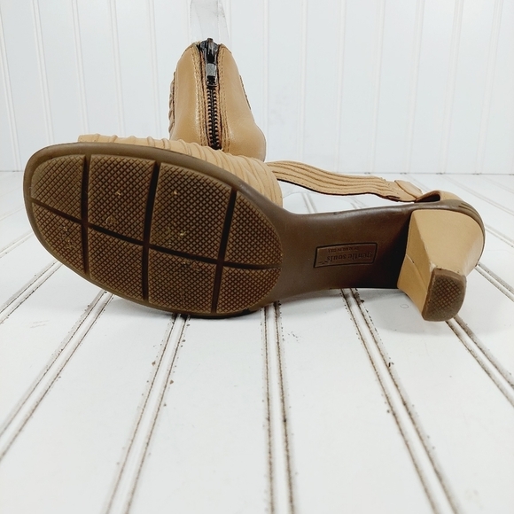 Gentle Souls by Kenneth Cole Women's Osaka Rama Dress Tan Heeled Sandals K967 - Picture 8 of 13